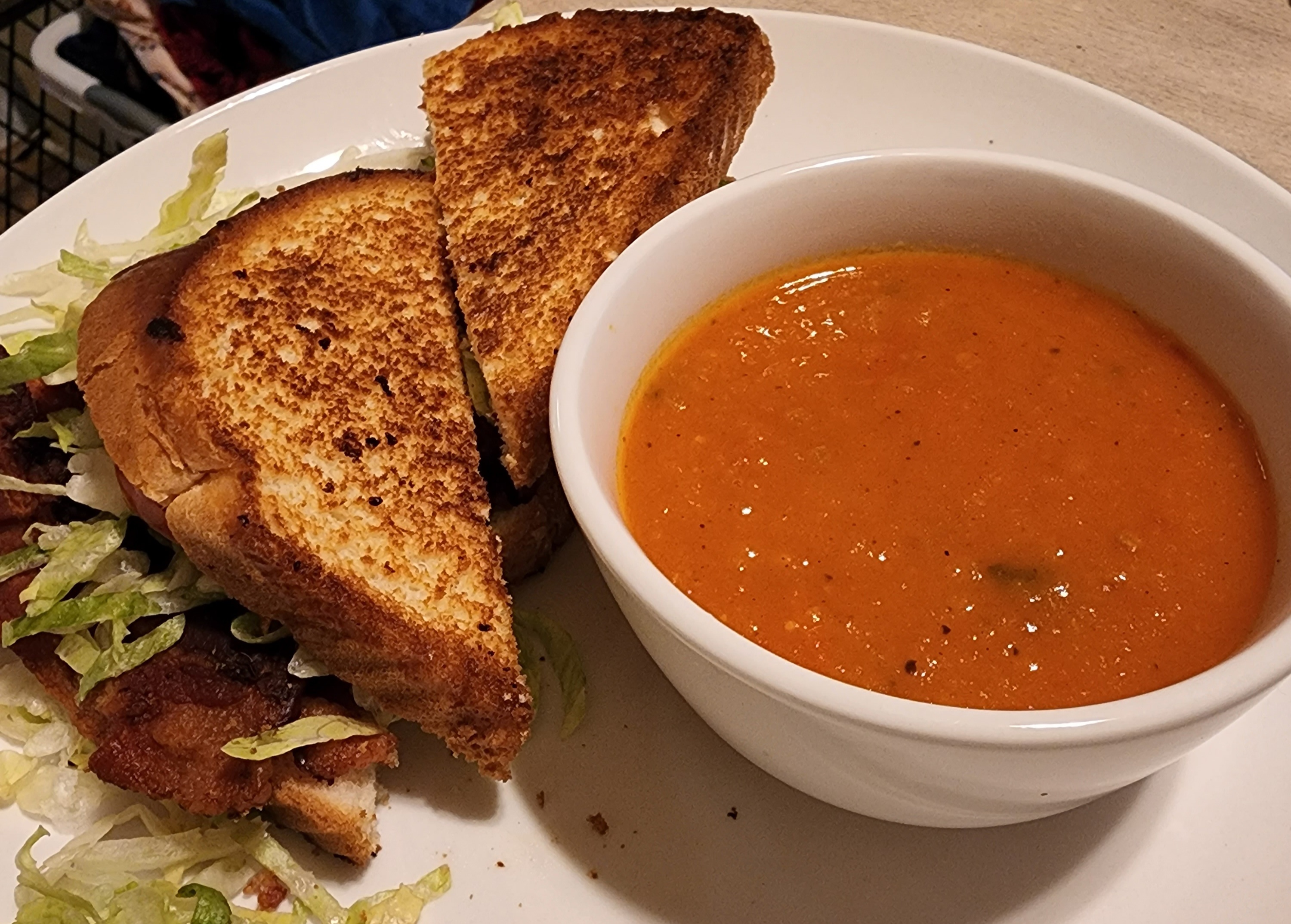 BLT and Tomato Soup